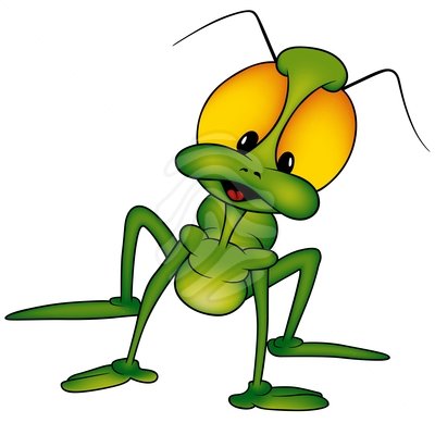 Green Bug Clipart.