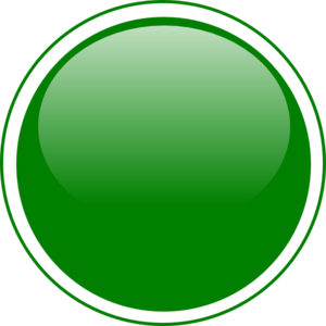 Glossy Green Circle Button PNG, SVG Clip art for Web.