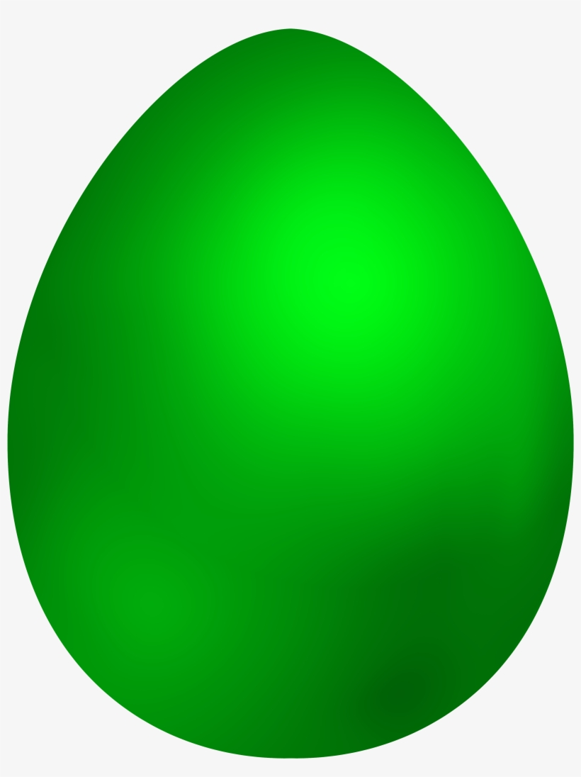 Green Easter Egg Png Clip Art PNG Image.