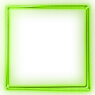 Green Frame Transparent Image.