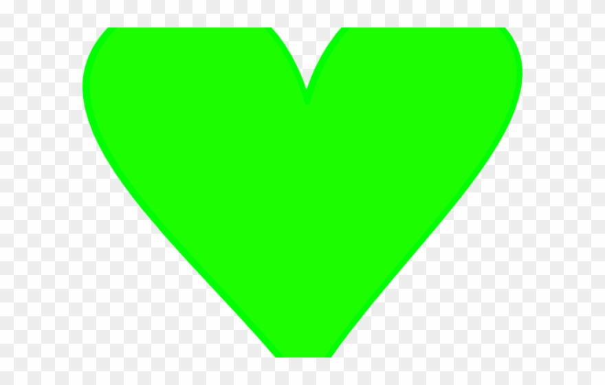 Heart Clipart Green.