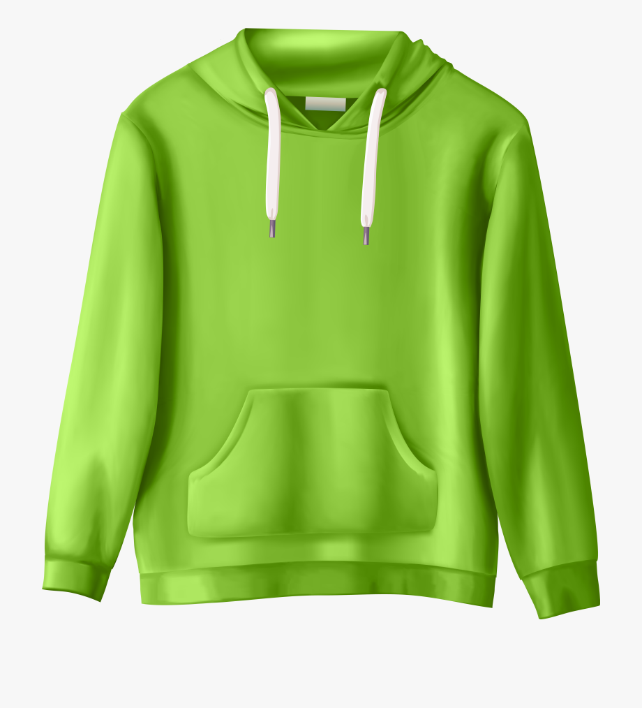 Green Sweatshirt Png Clip Art.