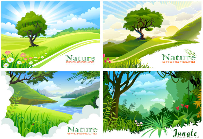 Nature clipart green.