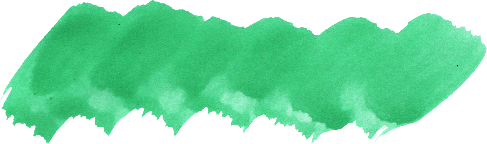 37 Green Watercolor Brush Stroke (PNG Transparent) Vol. 3.