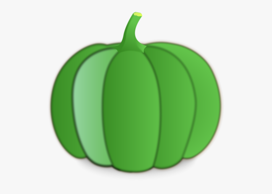 Green Pumpkin Clipart.