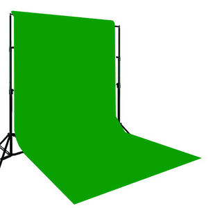 Details about 10x12 Muslin Chromakey Green Screen & Support Stand KIT.