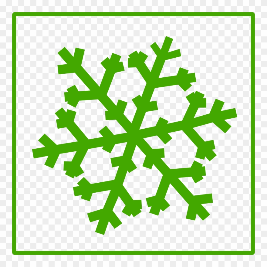 Download Green Snowflake Png Clipart Clip Art Snow.
