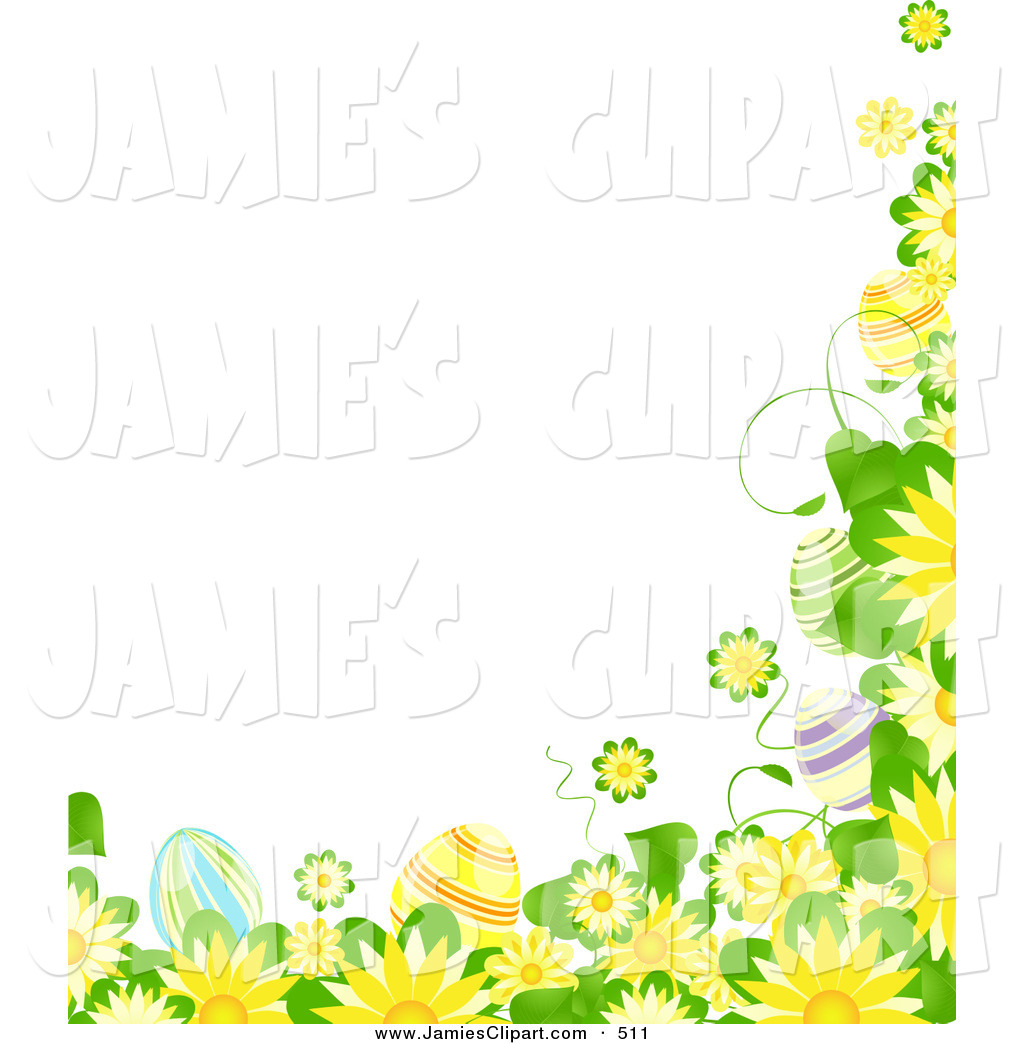 Easter Flowers Clipart.