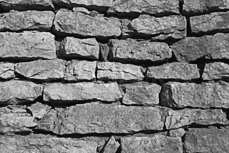Gray Brick Wall.