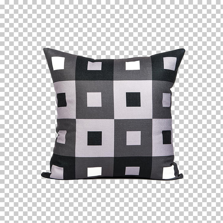 Throw Pillows Cushion Couch Grey, pillow PNG clipart.