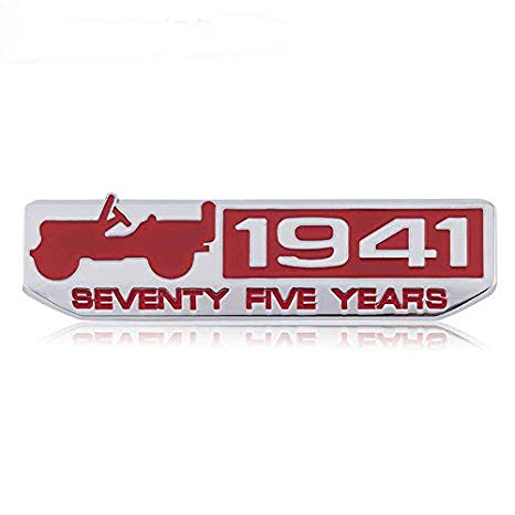 Automaze Jeep 1941 Logo Stickers for Car.