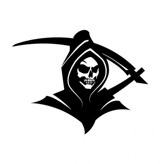 grim reaper head clipart black and white 20 free Cliparts | Download ...