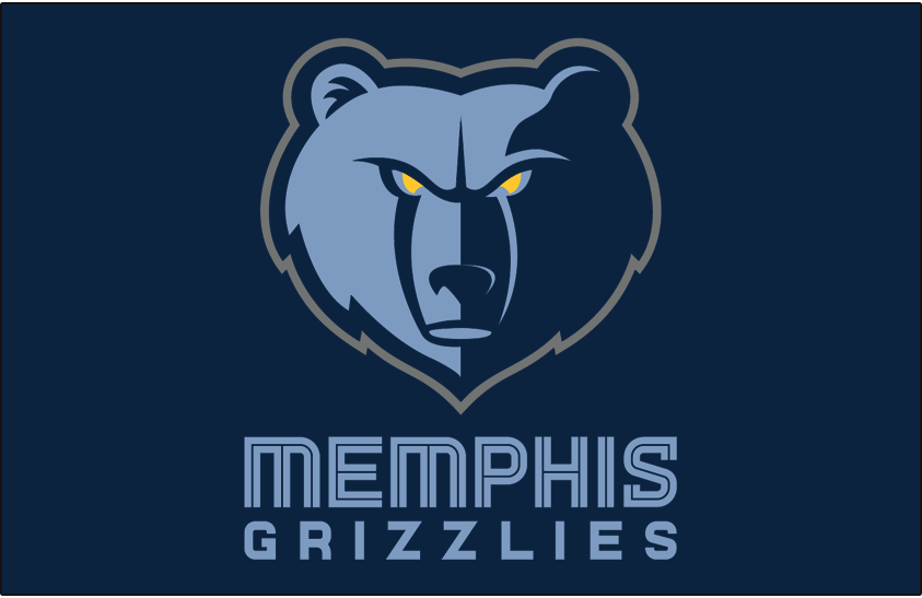Memphis Grizzlies Primary Dark Logo.