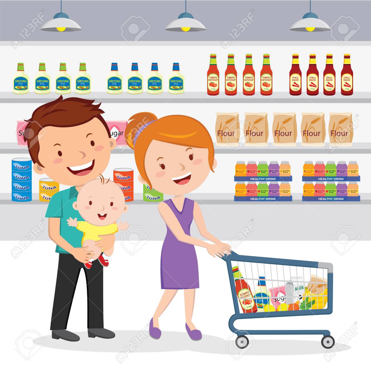 grocery shopping clipart 10 free Cliparts | Download images on