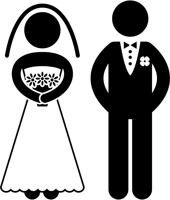 Bride And Groom Clipart.