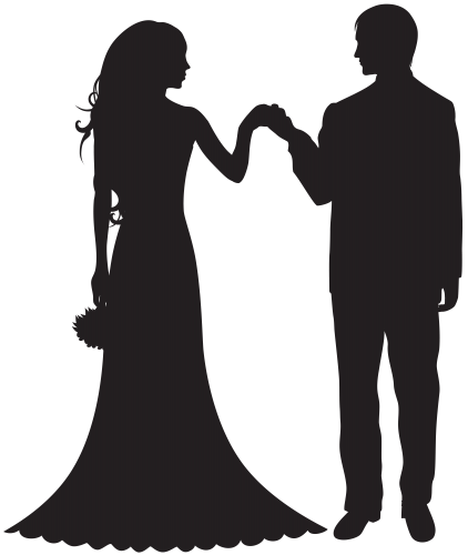 Bride and Groom PNG Clipart.