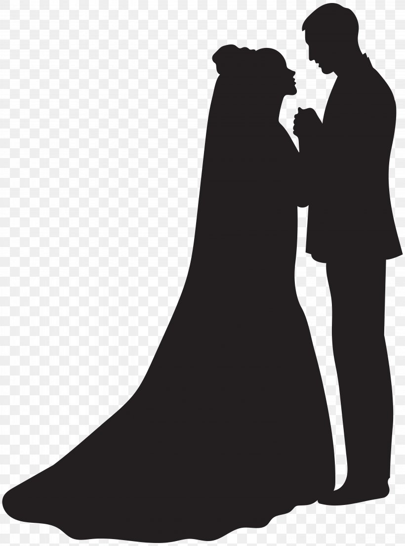 Silhouette Bridegroom Clip Art, PNG, 5934x8000px, Silhouette.