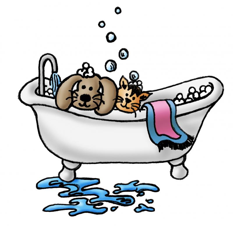 Dog grooming clip art.