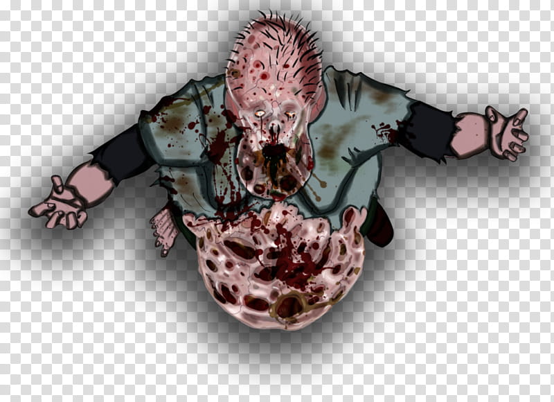 Free token : Gros zombie transparent background PNG clipart.