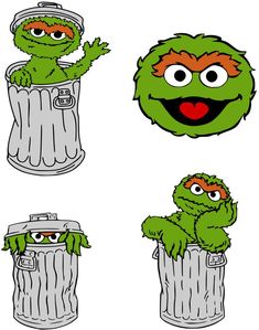 Oscar The Grouch Clipart Free Download Clip Art.