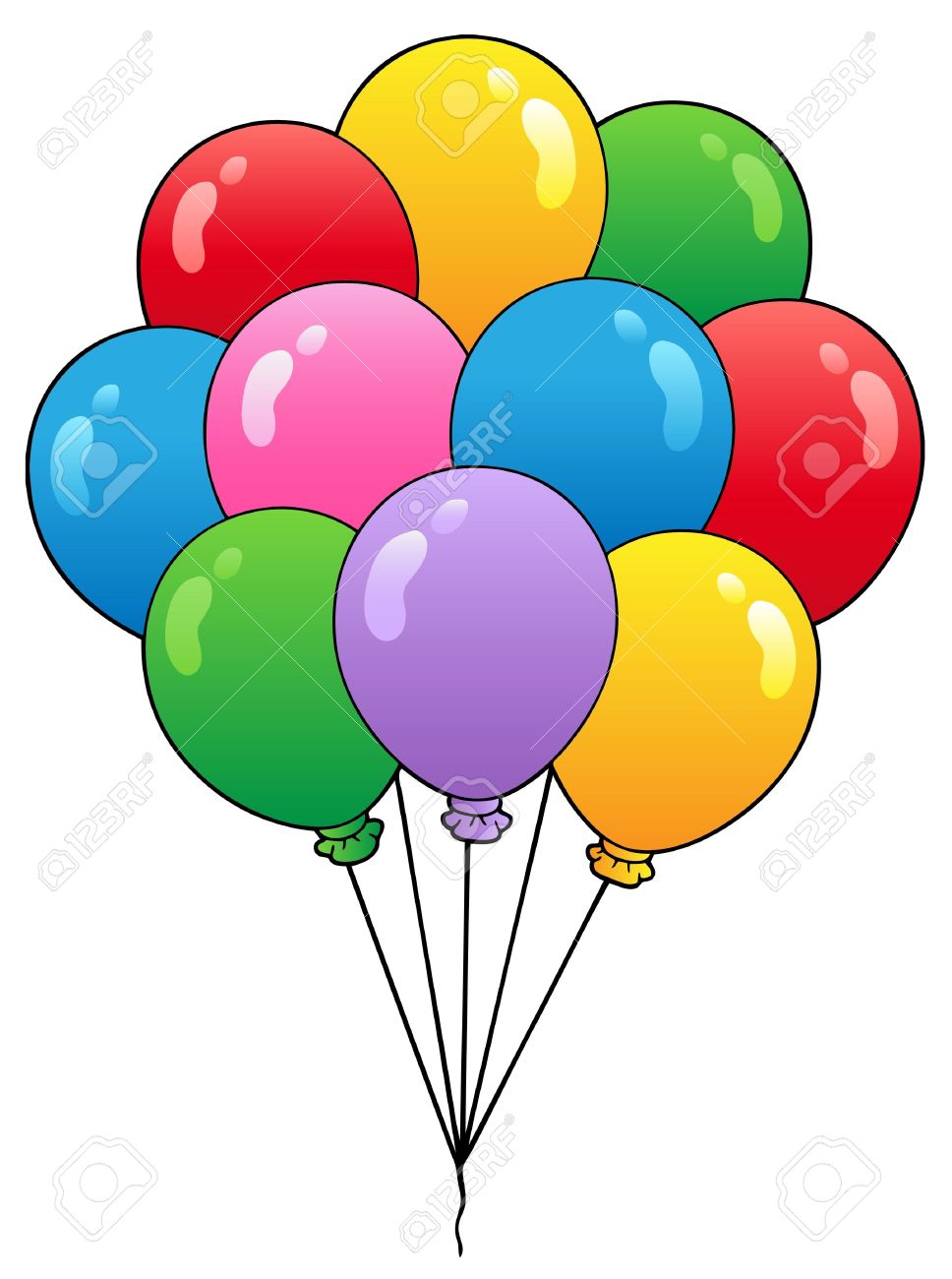 Group Of Balloons Clipart 10 Free Cliparts Download Images On