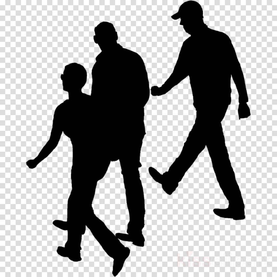 People Silhouette clipart.