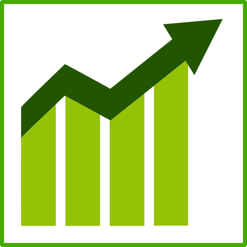 Free Clipart: Eco green growth icon.