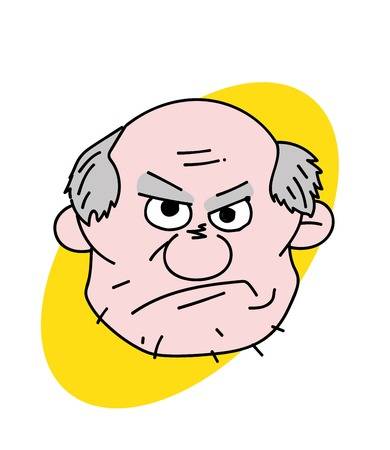 234 Grumpy Old Man Stock Vector Illustration And Royalty Free Grumpy.