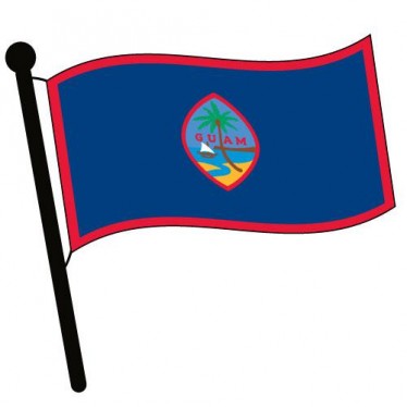Guam Flag Clipart.