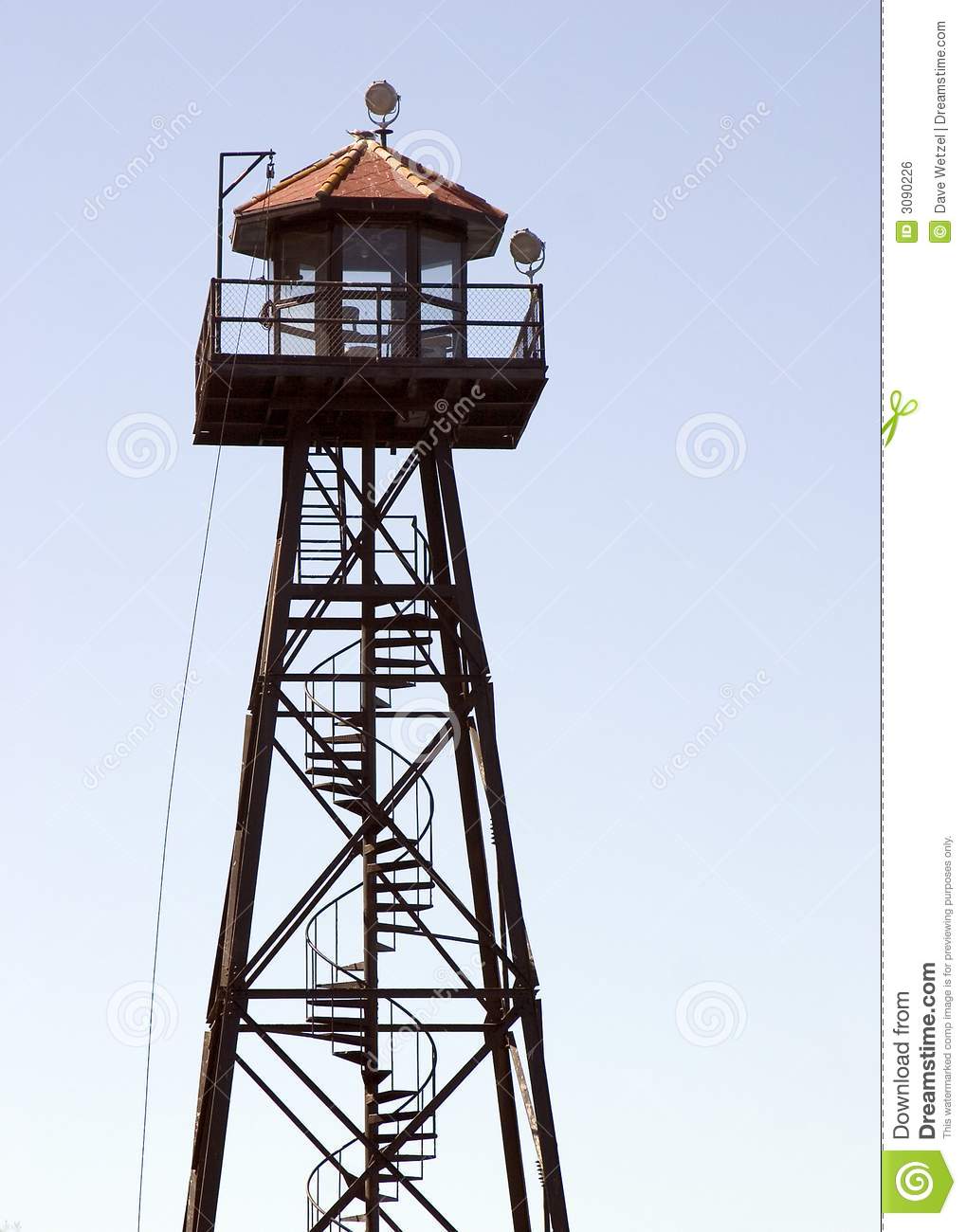 Prison Guard Tower Royalty Free Stock Image.