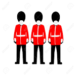 London Guards Clipart.