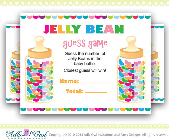 15% OFF SPRING SALE Colorful Jelly beans guess game how many.