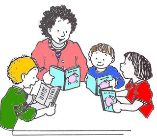 Guided Reading Clip Art.