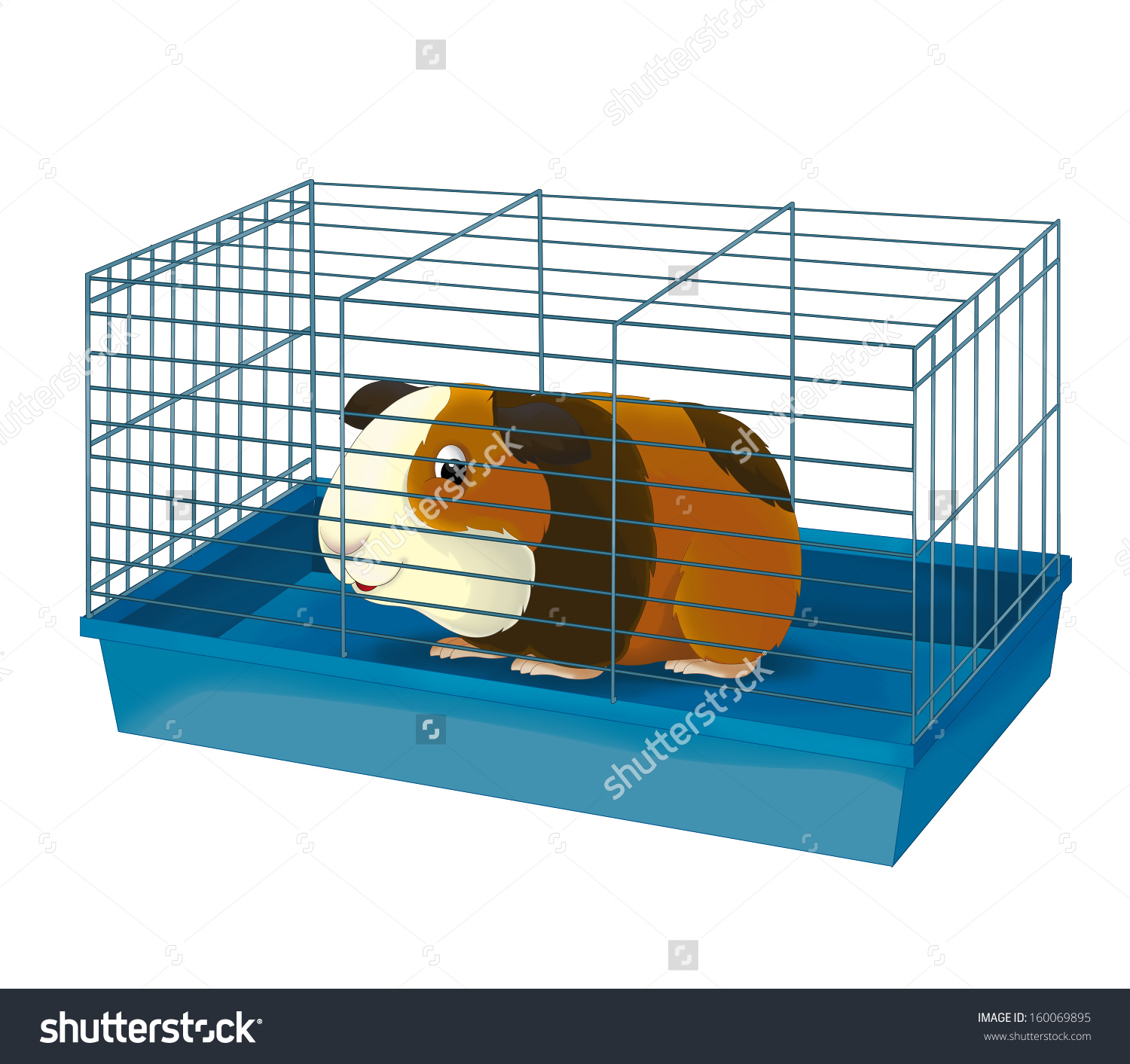 Guinea Pig Cage Clip Art.