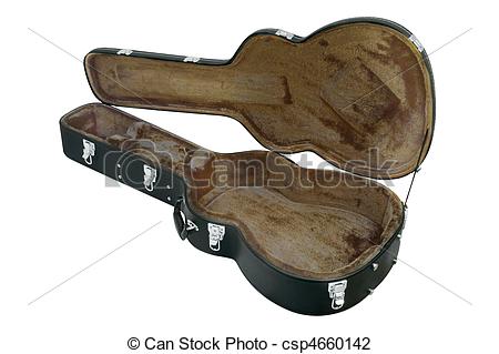 Stock Photo of guitar case.
