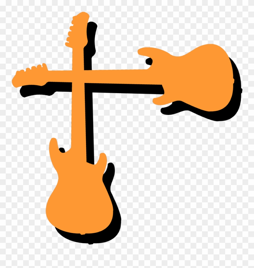 Cartoon Guitar Clipart.