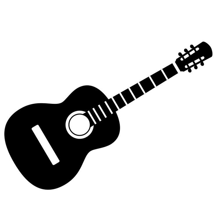 Guitar Clip Art Image.