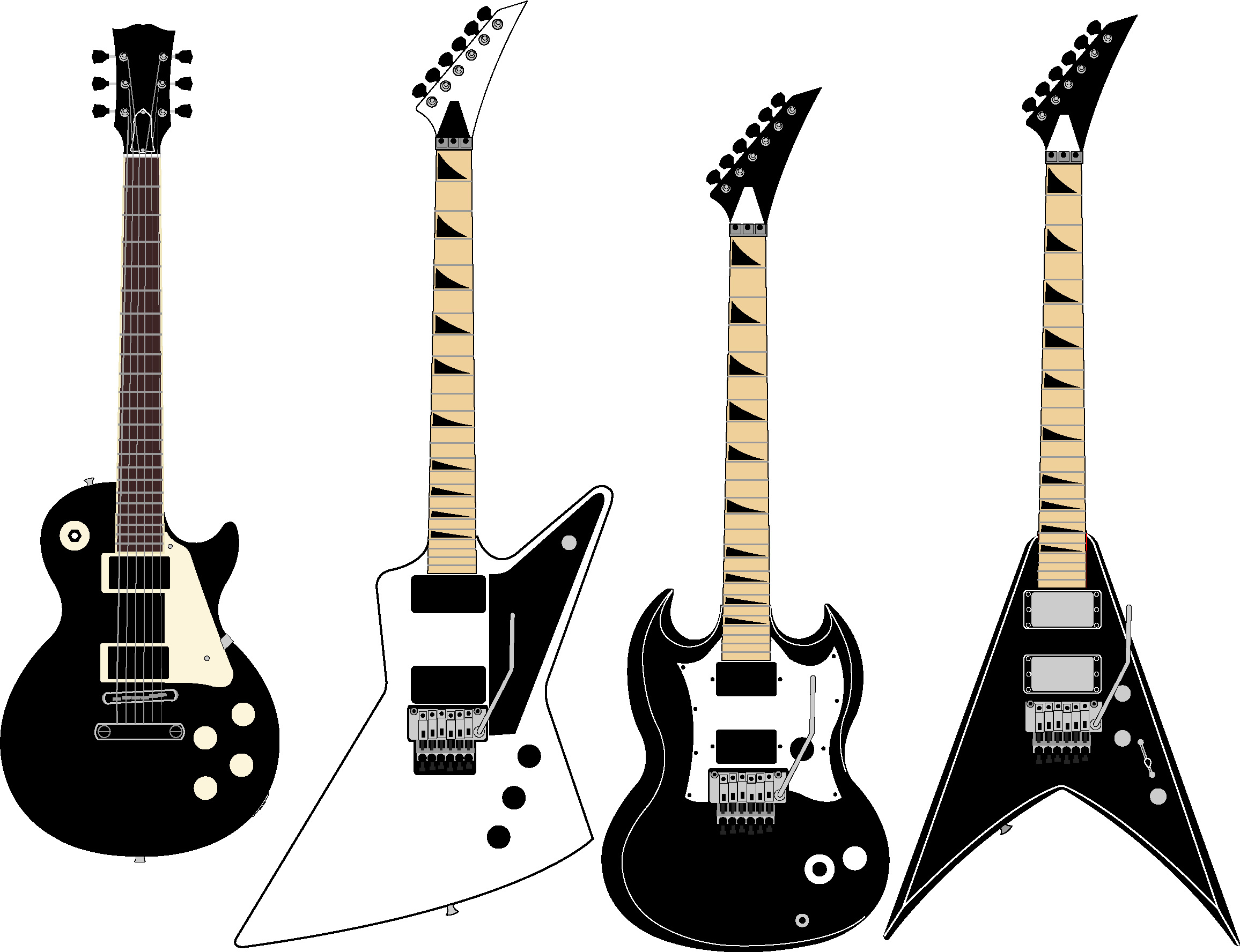 Free Guitar Vector, Download Free Clip Art, Free Clip Art on Clipart.