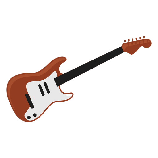Electric guitar illustration.