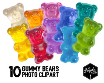 Gummy bear clipart.