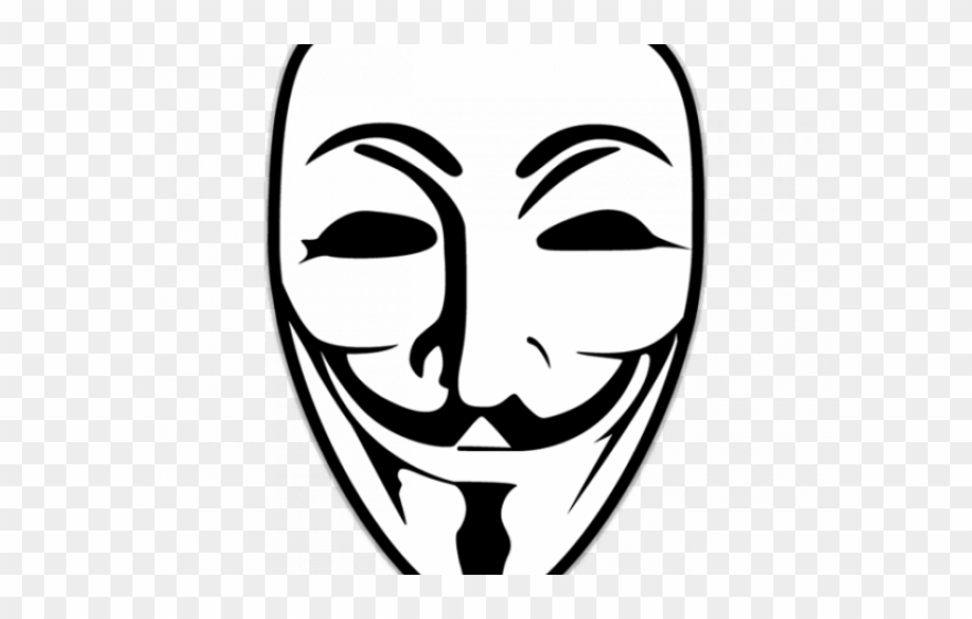 Hacker Clipart Guy Fawkes Mask.