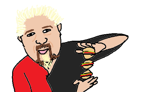 Pin by Twin Donuts on Guy Fieri Fan Art.