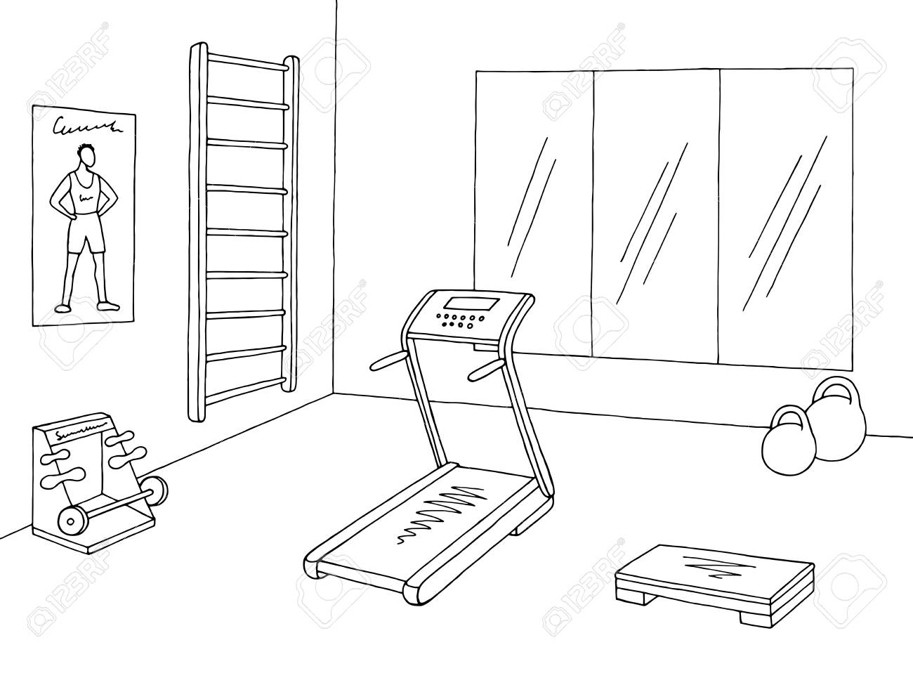gym clipart black and white 10 free Cliparts | Download images on