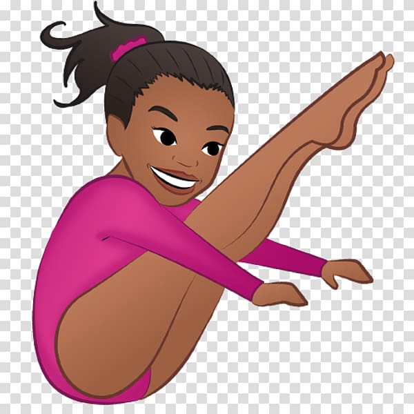 The Gabby Douglas Story Gymnastics Emoji Uneven bars, girl.
