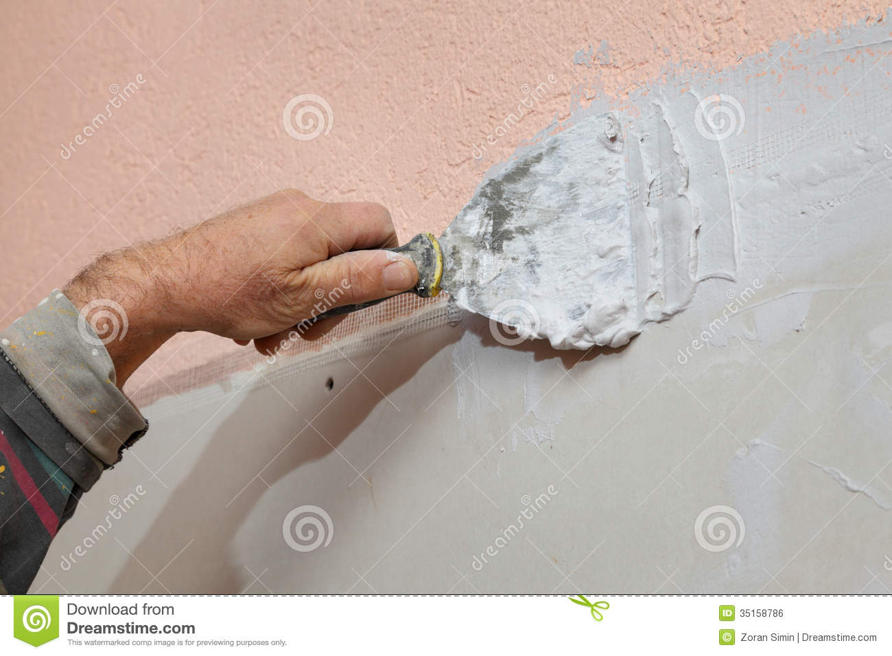 Plaster Worker Clipart. Plaster Worker Clipart.