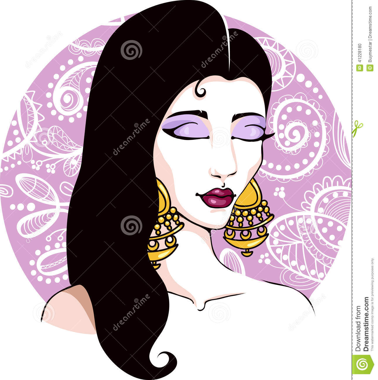 Gypsy Woman Cartoon. Gypsy Woman Cartoon.