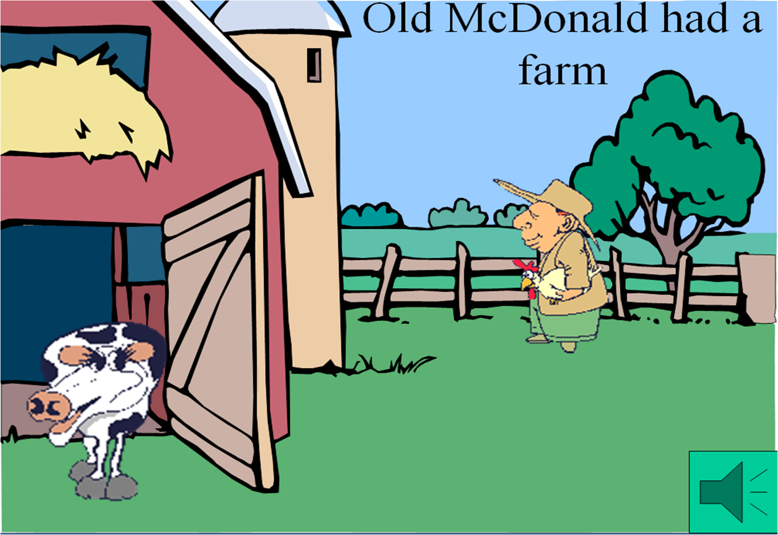 Old Macdonald Had A Farm Clipart.