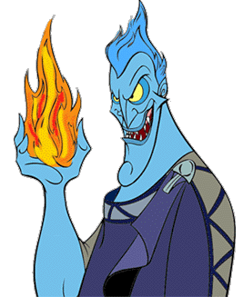 Hades, Pain and Panic Clip Art Images.