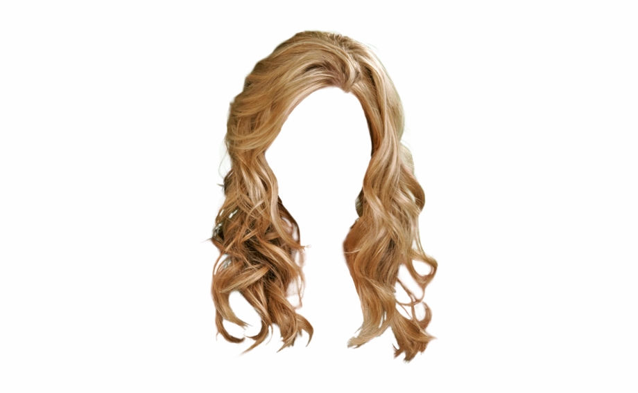 Blonde Hair Transparent Background.