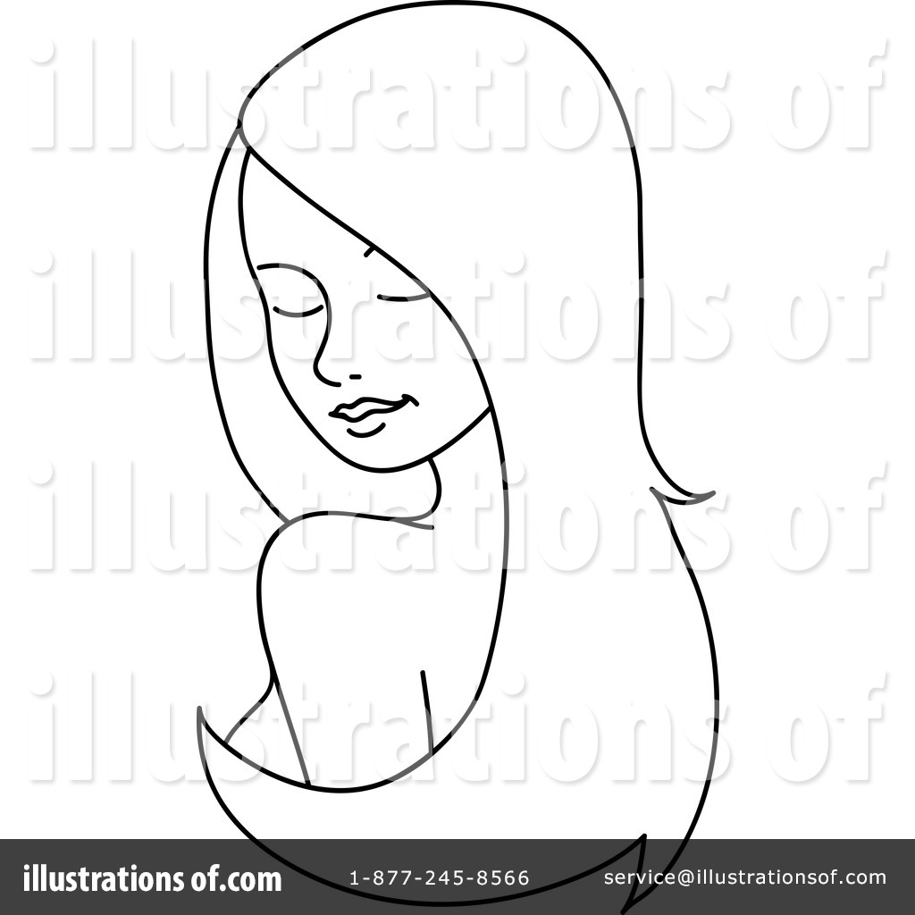 Hair black and white clipart 4 » Clipart Station.